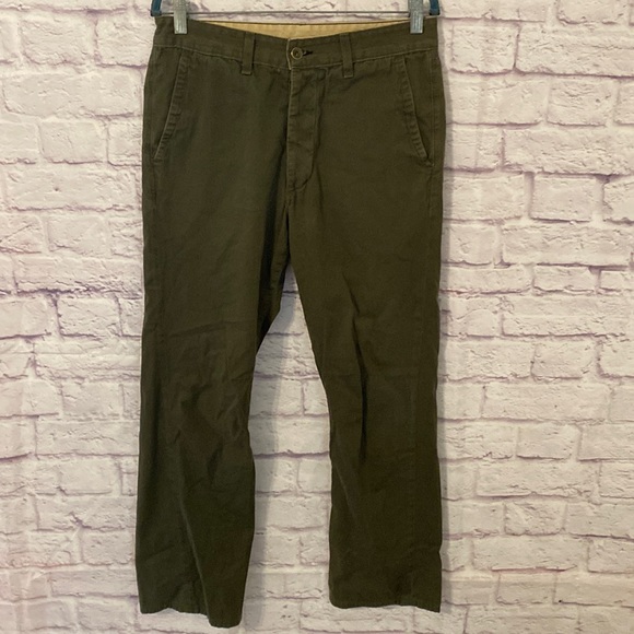 Rag & Bone olive drab button fly trousers - Picture 1 of 7